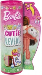 Bábika Barbie Cutie Reveal – Mačka-Panda červená