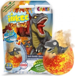 Šumivá kúpeľová bomba s prekvapením Dinorex pre deti