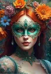 Bluebird puzzle Karnevalová kráska 1000 dielikov