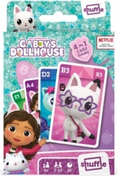 Hra Gabbi 4 v 1 Cat House Shuffle Game