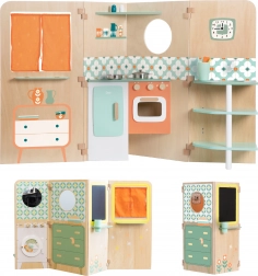 Skladací multifunkčný domček s kuchynkou CLASSIC WORLD XXL