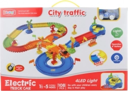 Svetelná dráha s autíčkom na batérie