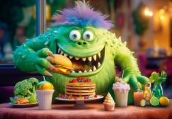 Cherry Pazzi Puzzle Dobrú chuť 500 dielikov