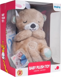 Interaktívna plyšová vydra pre bábätká so svetlom a zvukmi