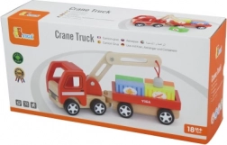 Drevený Žeriav VIGA s Kontajnermi