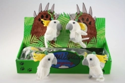 Plyšová kľúčenka kakadu