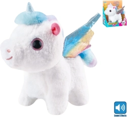 Chodiaci zvukový plyšový jednorožec 21 cm