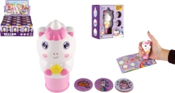 Jednorožcie samolepkové pečiatky s náhradnými motívmi