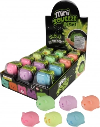 Antistresová loptička Zvieraťko svietiace v tme