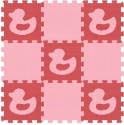 Pevná podlahová skladačka Kačičky