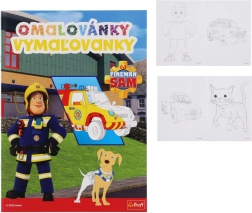 Omaľovánky Požiarnik Sam