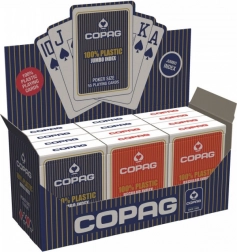 Plastové pokerové karty PKJ – červené, veľký index