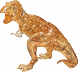 HCM KINZEL 3D krištáľové puzzle tyranosaurus, žlté, 49 dielikov