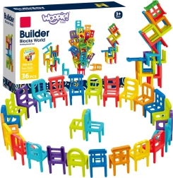 Zručnostná hra Balansujúce stoličky 36 ks