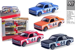 Kovové závodné auto 10 cm