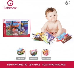 Sada troch senzorických knižiek pre najmenších