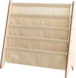 3 Sprouts stojan na knižky recycled solid/beige