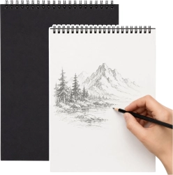 Skicár A4 na špirále 160 g/m², 60 listov