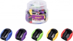 Strúhadlo na ceruzku jednootvorové 3,3 × 2 × 4 cm, mix farieb