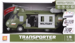 Vojenská helikoptéra na batérie 1:16 so svetlami a zvukmi