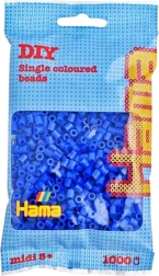 Tmavomodré zažehlovacie koráliky 1000 ks