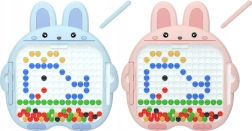 Magnetická mozaika zajačik s perom a predlohami