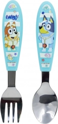 Detský príbor BLUEY – lyžica a vidlička z nehrdzavejúcej ocele