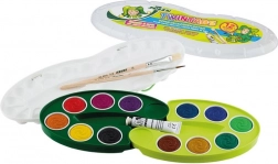 Vodové farby s paletou a štetcami pre deti