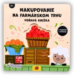 Nakupovanie na farmárskom trhu – voňavá knižka pre deti