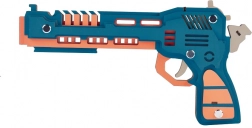 Drevené 3D puzzle - vlk s vystreľovacími gumičkami