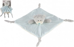 Maznák Medvedík modro‑krémový 25 × 25 cm