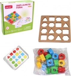 Drevená náučná hra pre rozvoj pamäti