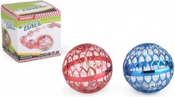 Bumerangová LED loptička, červená