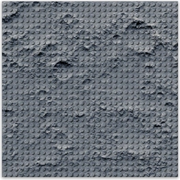 Dizajnová stavebná podložka Mesačná krajina 25,5 x 25,5 cm