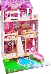 Drevený domček pre bábiky