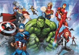 Puzzle 180 dielikov Super farba Avengers