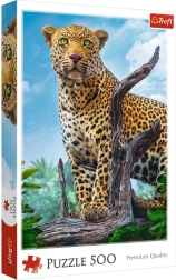 Puzzle 500 dielikov - Divoký leopard