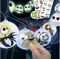 Svetelná reťaz s motívom Nightmare Before Christmas