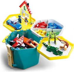 Sluban vedro s kockami – zelené