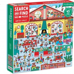 Mudpuppy Puzzle Zimná Chata 500 Dielov