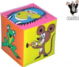 Pískacia kocka KRTKO plastová 7 × 7 cm