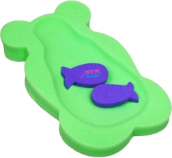Penová podložka do vane New Baby Basic medvedík zelená