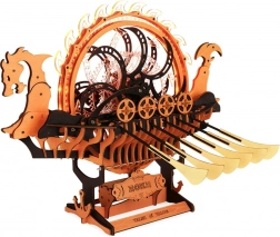 Drevená skladačka vikinská dračia loď