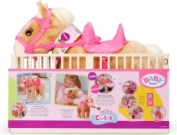 BABY born chodiaci koník Cutie s prenosnou stajňou