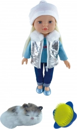 Bábika s mačkou 43 cm