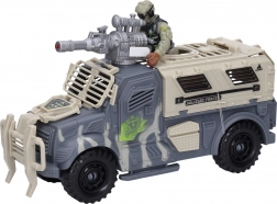 Vojenské vozidlo s figúrkou a efektmi