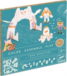 DJECO 3D sada príšeriek Team Monsters