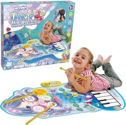 hudobná podložka 2v1 s motívom morskej víly Woopie