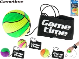 Gametime tréningová loptička na gume 6 cm s páskom na zápästie