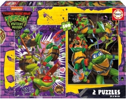 Puzzle Ninja korytnačky 2×500 dielikov
